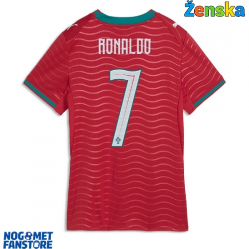 Portugal Cristiano Ronaldo #7 Domaci Dres za Ženska SP 2026 Kratak Rukav